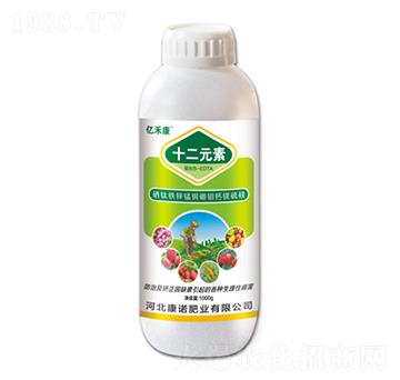 硒鈦鐵鋅錳銅硼鉬鈣鎂硫硅-十二元素-億禾康-康諾肥業(yè)