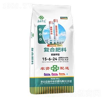 硫酸鉀型復合肥料15-6-24-嘉新中農(nóng)